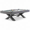 Modern Solid Wood 8 Ft Pool Table – Gray