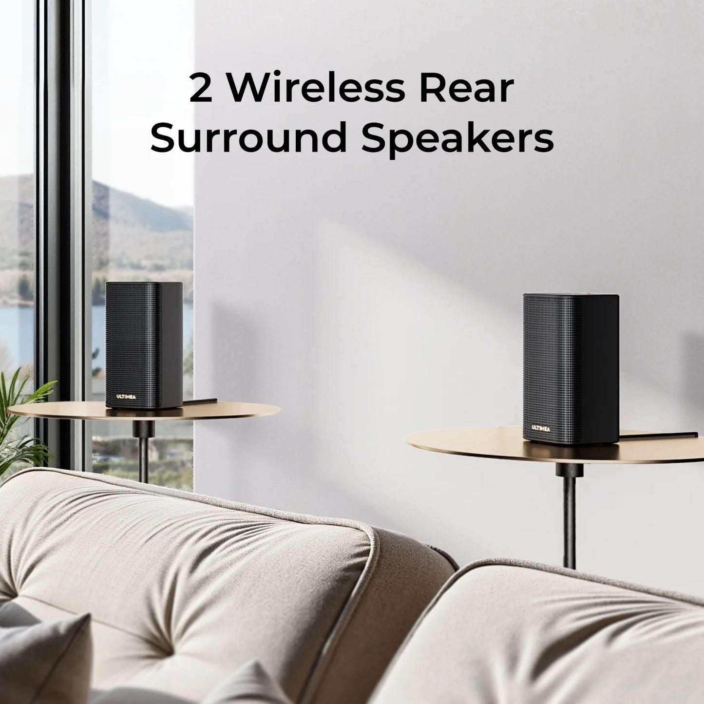 5.1.2Ch Dolby Atmos Soundbar with Subwoofer & 2 Surround Speakers