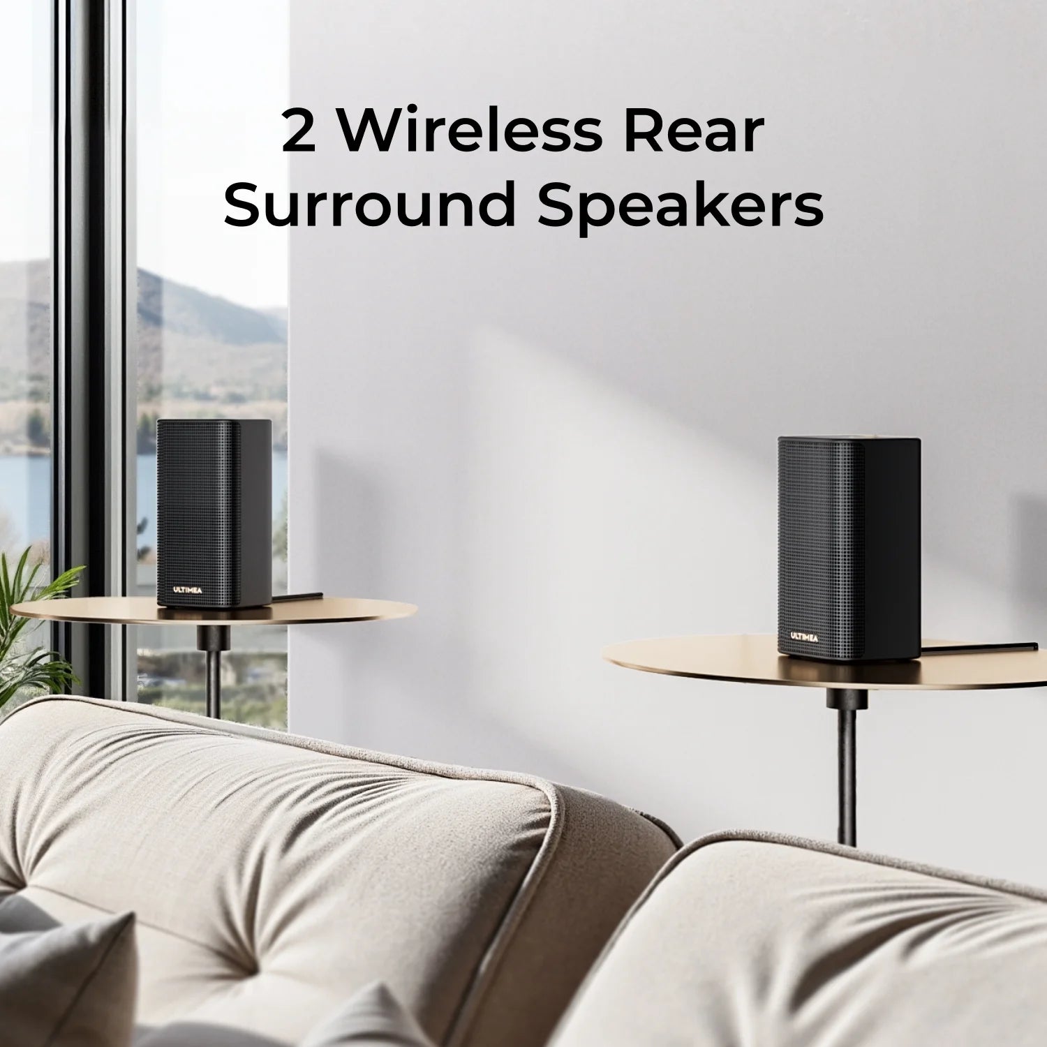 5.1.2Ch Dolby Atmos Soundbar with Subwoofer & 2 Surround Speakers