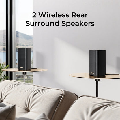 5.1.2Ch Dolby Atmos Soundbar with Subwoofer & 2 Surround Speakers
