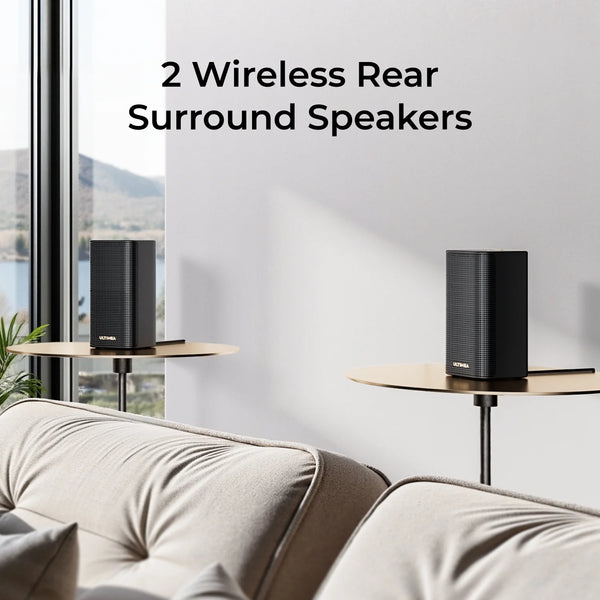 5.1.2Ch Dolby Atmos Soundbar with Subwoofer & 2 Surround Speakers – BT 5.4, HDMI eARC